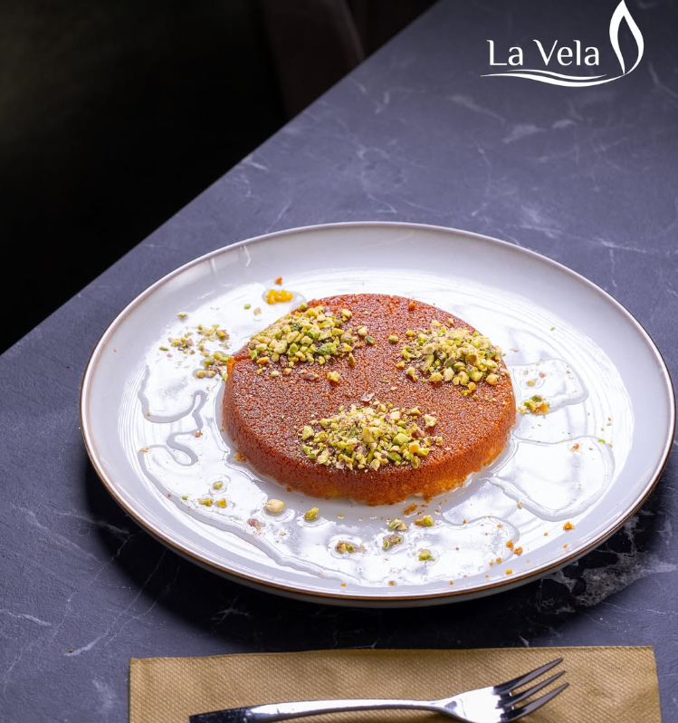 Knafeh with pistachio